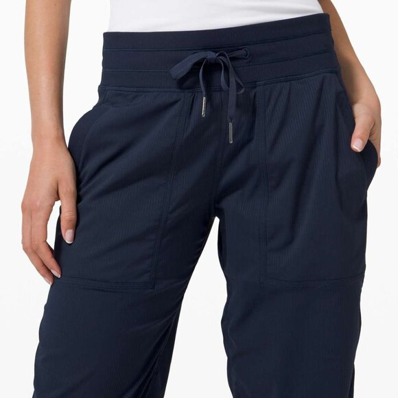 Lululemon Navy Blue Dance Studio Mid-Rise Full-Length Pant, Size 6 - Picture 5 of 11